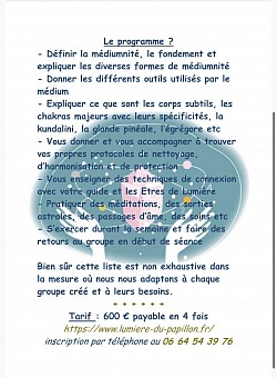 Formation sur l’au-delà et les soins